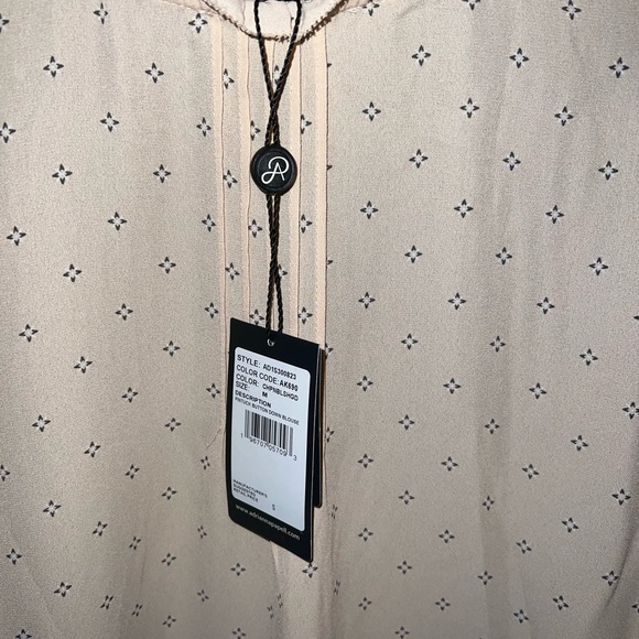 Adrianna Papell Brand New 3/4 Button Up Blouse - Picture 8 of 8